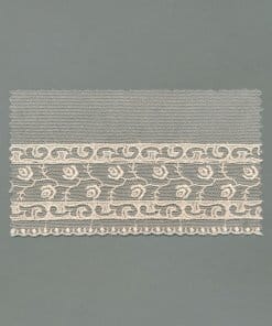 Ecru Cotton Tulle Edging Cotton – 9.5cm × 4.6m