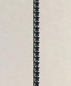 Black Polyester Guipure Narrow Star Edging *Chintz – 1.5cm × 9.2m