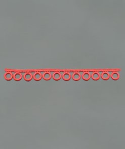 Polyester-Guipure-Borte mit Schlaufen – 1,5cm