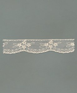 Ecru & Off white Cotton Tulle Lace Trim – 3.5cm × 13.8m