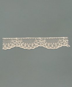 Ecru & Ivory Cotton Tulle Lace Trim – 3cm × 13.8m