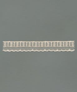 Ecru Cotton Tulle Trim – 2.8cm × 9.1m