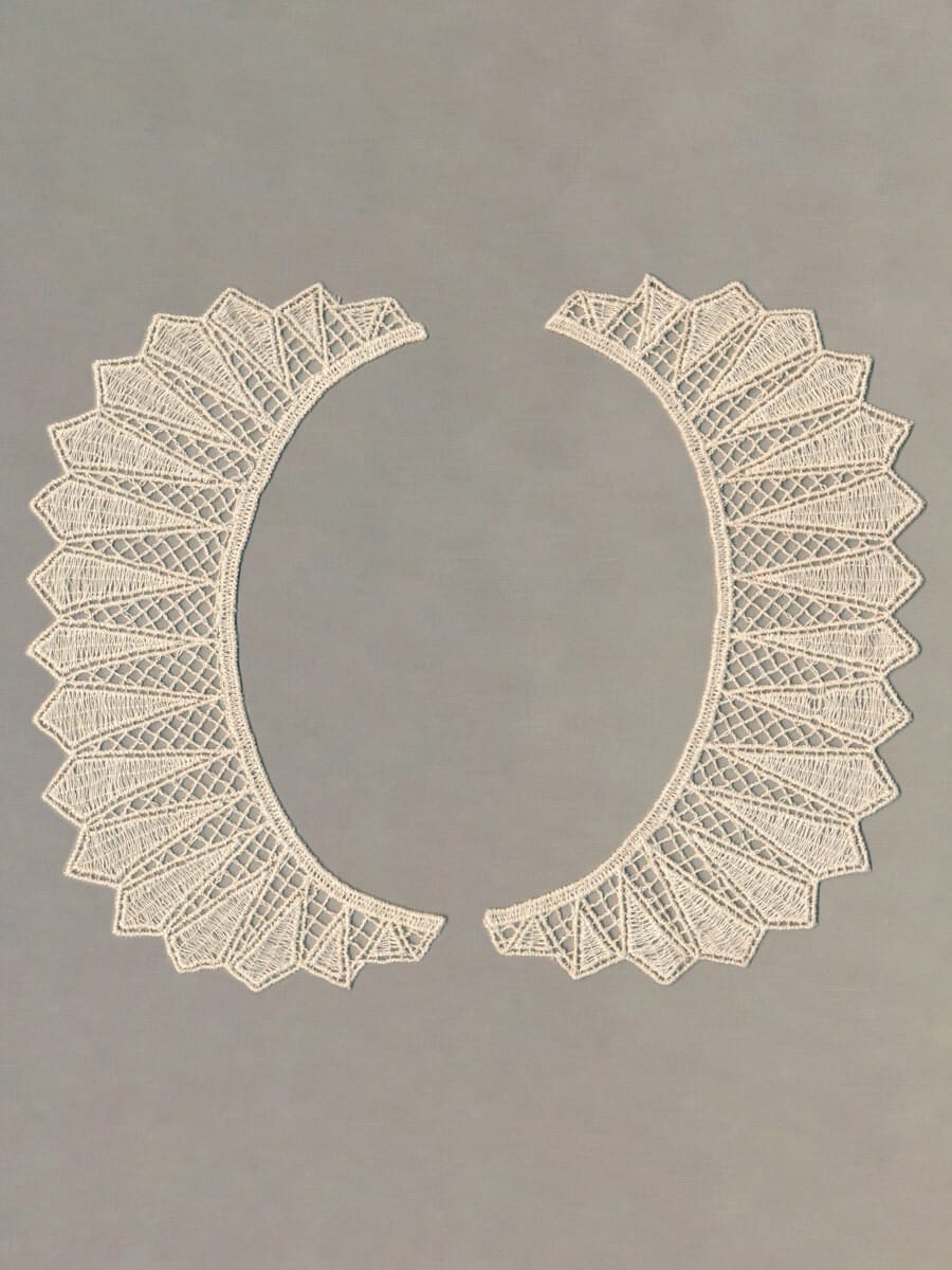 Cotton Guipure Collar