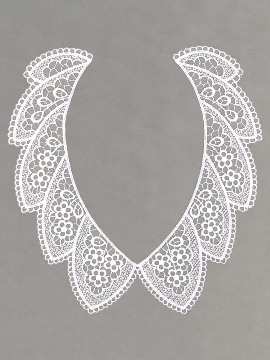 Cotton Guipure Collar