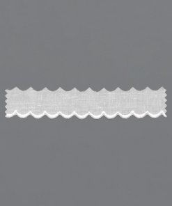 White Cotton Eyelet Lace Edging – 2.5cm × 9.2m