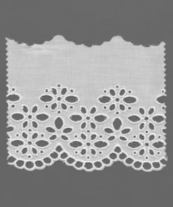 Ecru Cotton Eyelet Lace Edging – 12cm × 6.9m