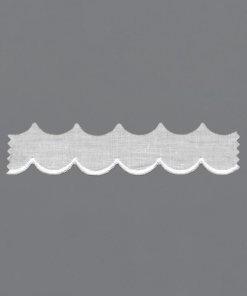 White Cotton Eding Eyelet Lace – 2.5cm × 13.8m