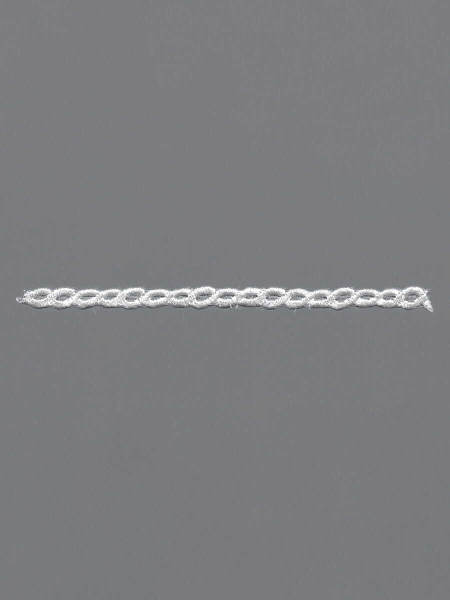 Poly-Organdy Lace Trim – 1cm × 4.5m (241293)