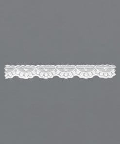 Weiße Baumwoll-Lochspitze – 1,9cm