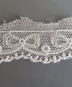 Ecru Cotton Tulle Edging Cotton – 3cm × 8m