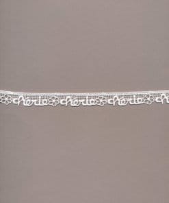 White Cotton Guipure Trim – 1.4cm × 9.2m