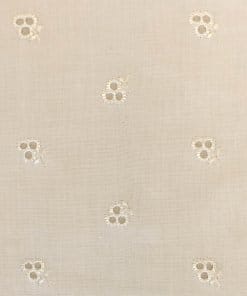 White Eyelet Lace Fabric – 150cm × 2.3m (0555576/0001)