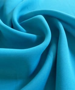 Turquoise Crepe-Georgette – 110cm × 3m