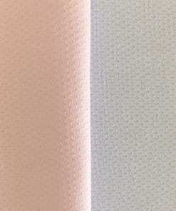 Rosé & Himmelblau Baumwoll-Waffelpiqué, Rautenmuster – 150cm