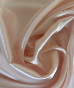 Peach Poly-Satin, very shiny – 150cm × 3m